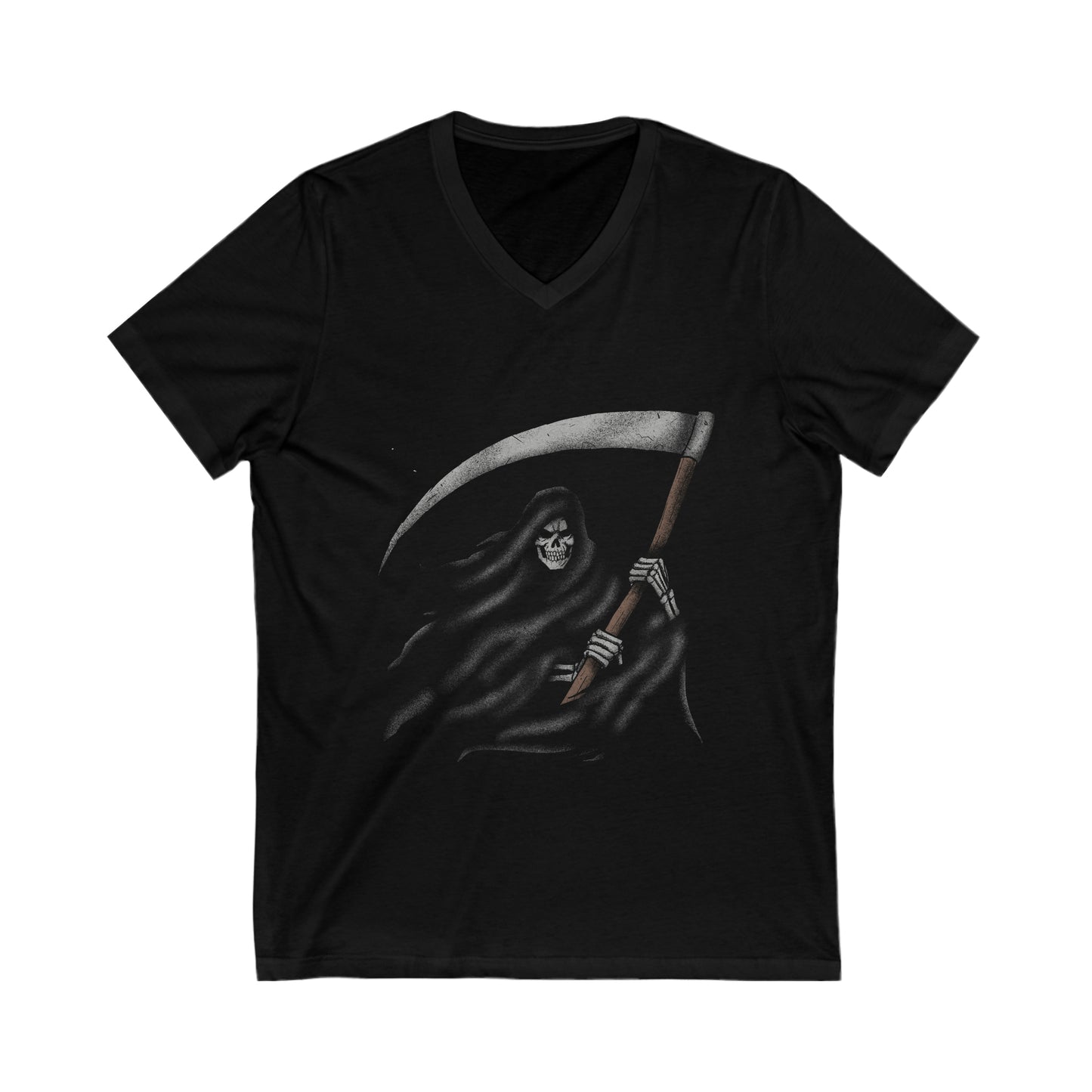 Halloween Grim Reaper V-Neck Shirt