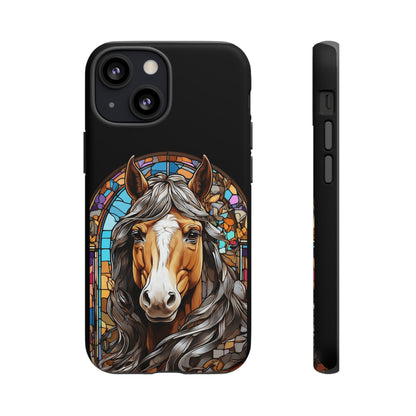 Horse Stained Glass Phone Case