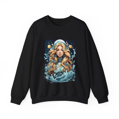 Manga Girl Element Water Sweatshirt