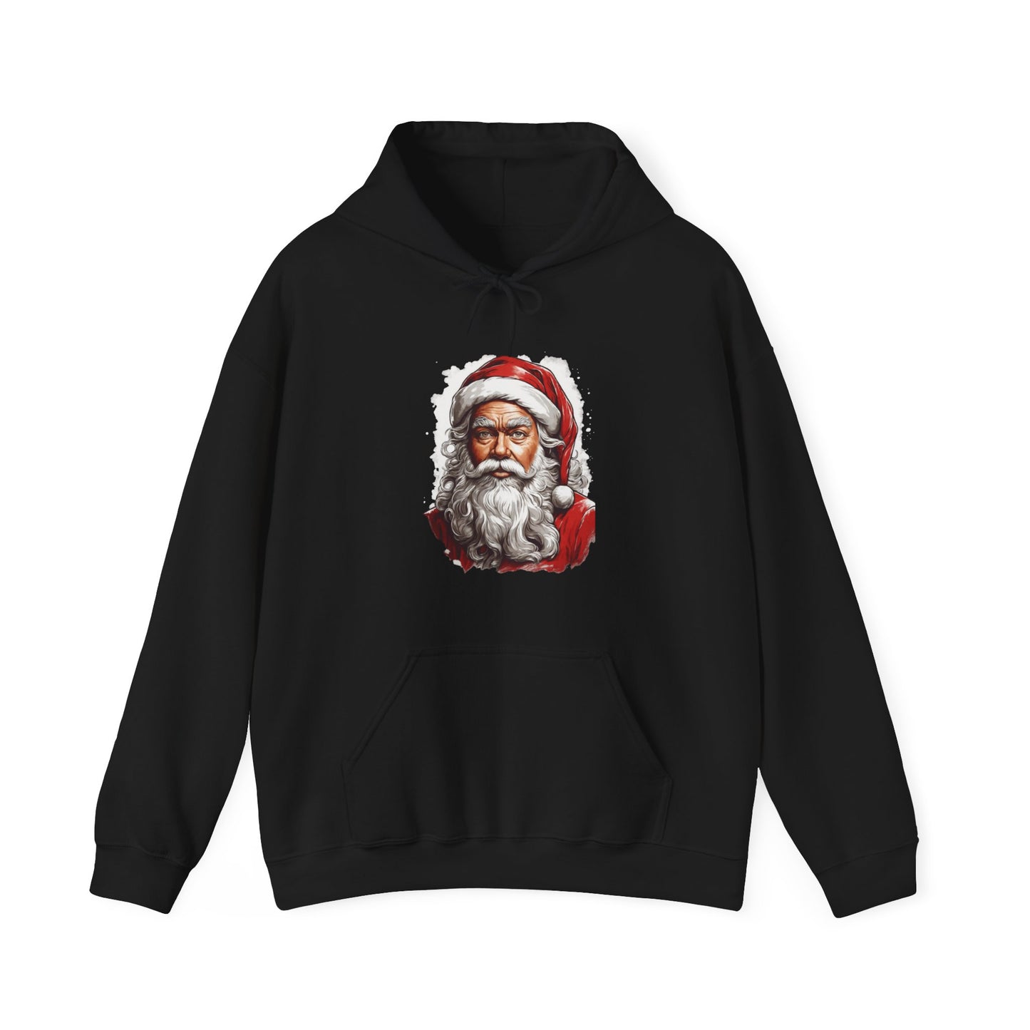 Santa Claus Semi Realism Hoodie