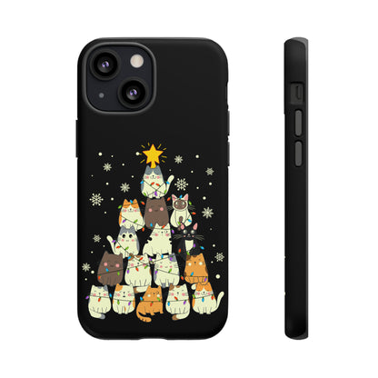 Christmas Cat Tree Phone Case