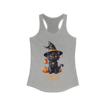 Halloween Black Cat Tank Top