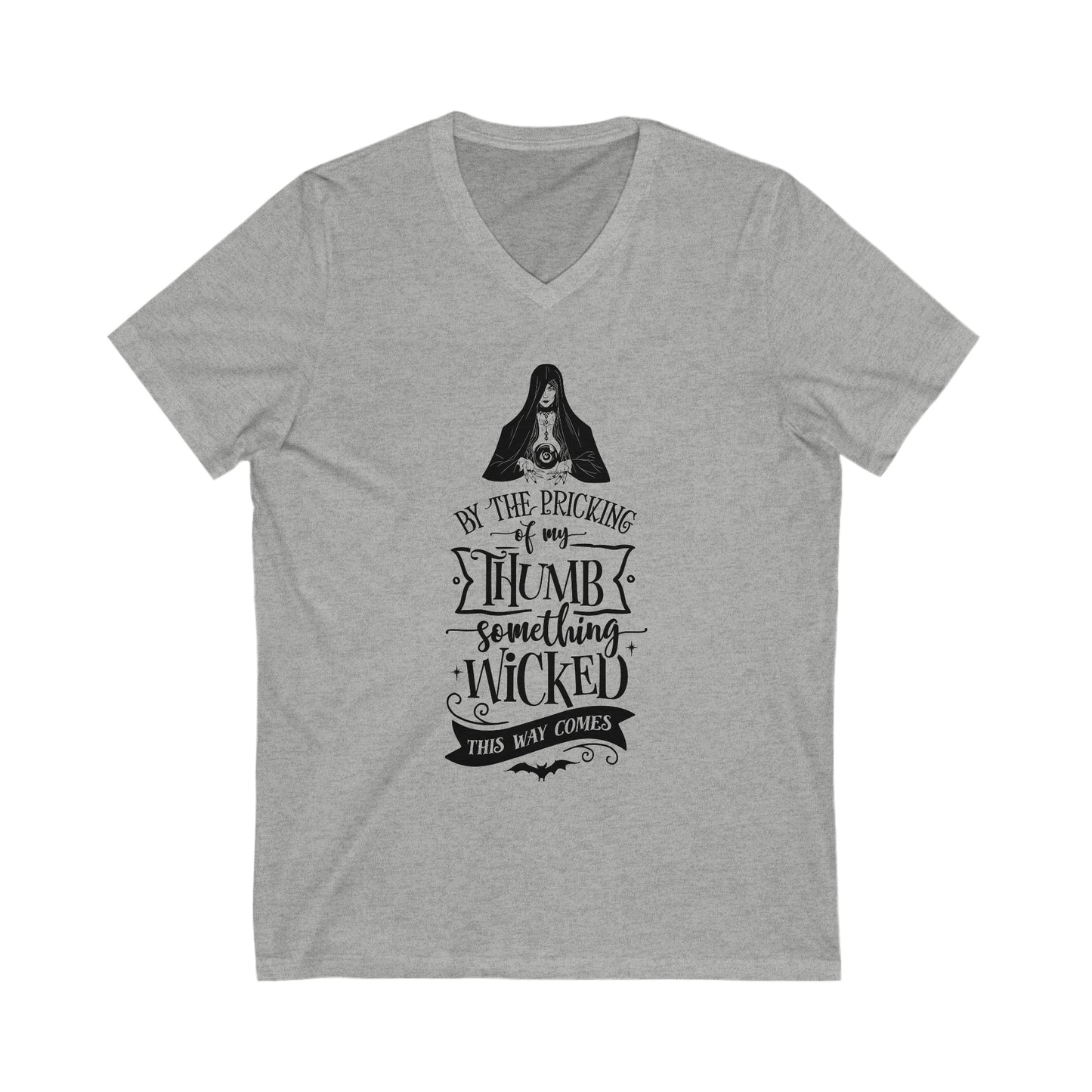 Halloween Wicked Quote V-Neck Shirt