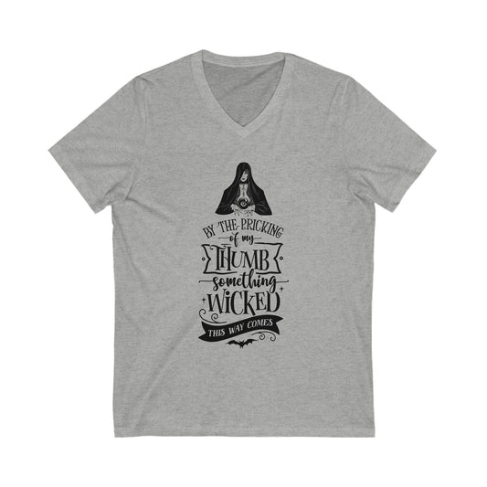 Halloween Wicked Quote V-Neck Shirt