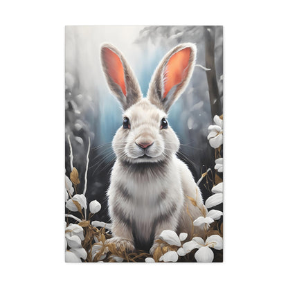 Bunny Acrylic Painting Canvas