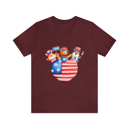 American Animal Heart Shirt