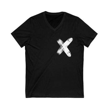 Black Manga V-Neck Shirt