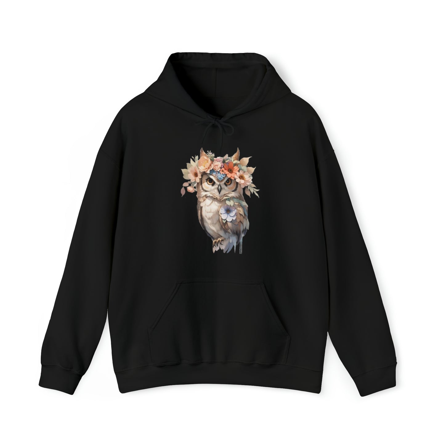 Owl Watercoloring Hoodie