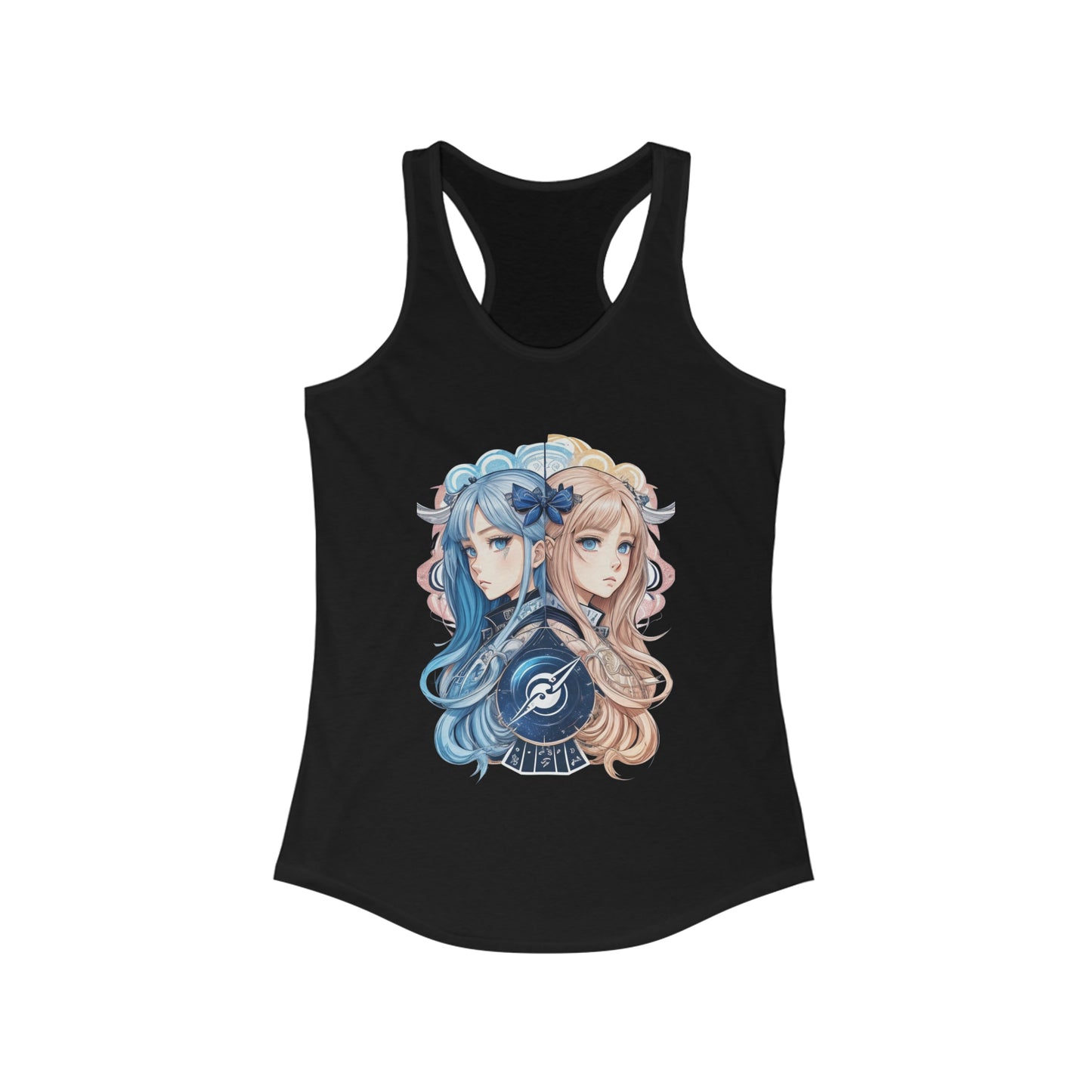 Zodiac Gemini Manga Girls Tank Top