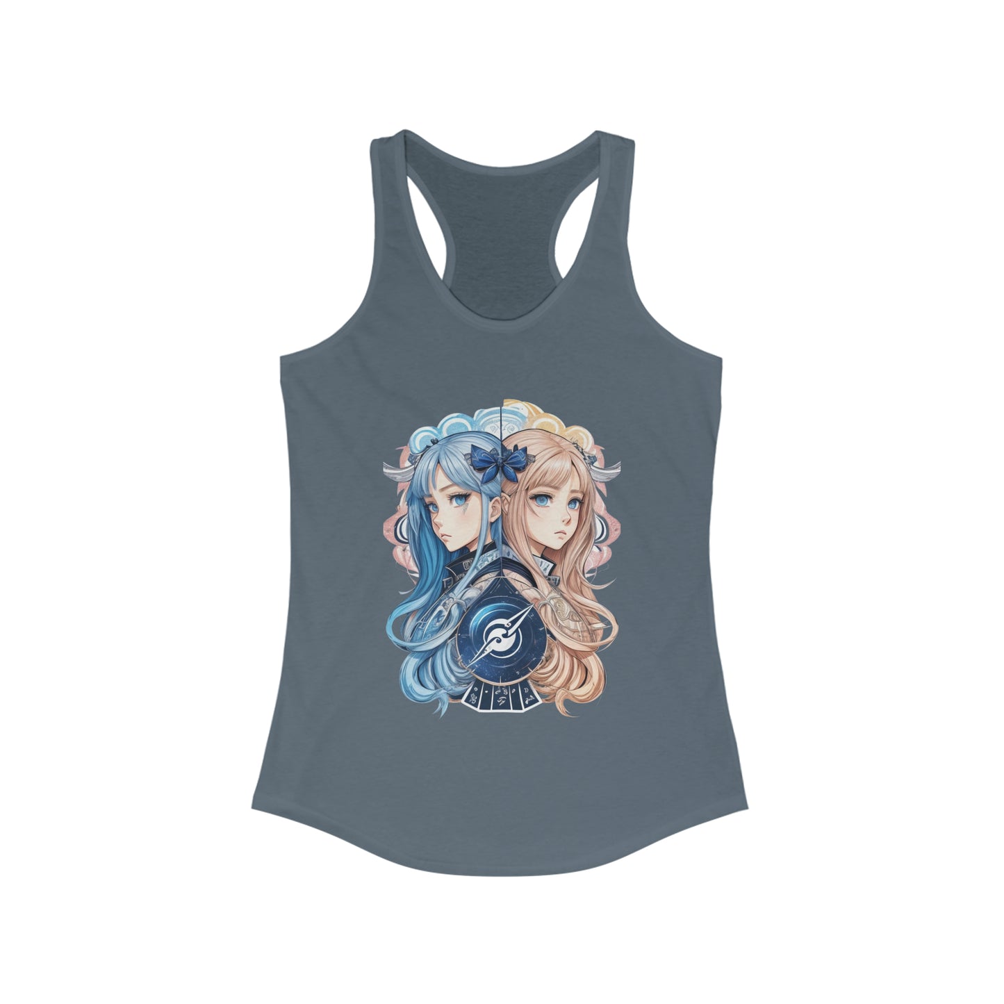 Zodiac Gemini Manga Girls Tank Top