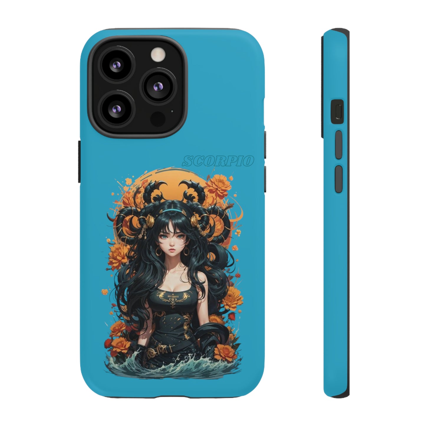 Zodiac Scorpio Manga Girl Phone Case