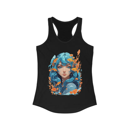 Zodiac Pisces Manga Girl Tank Top