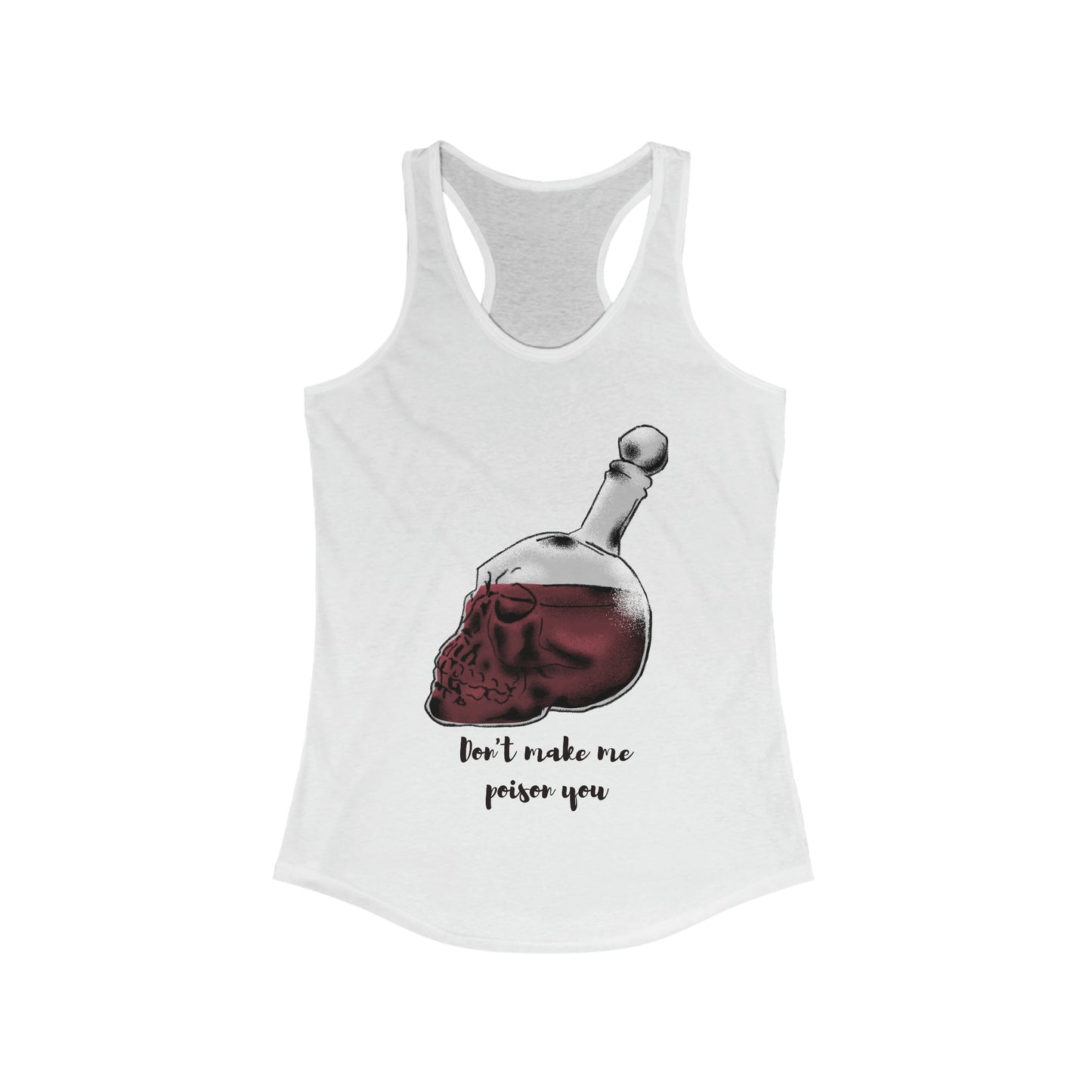 Halloween Poison Quote Tank Top