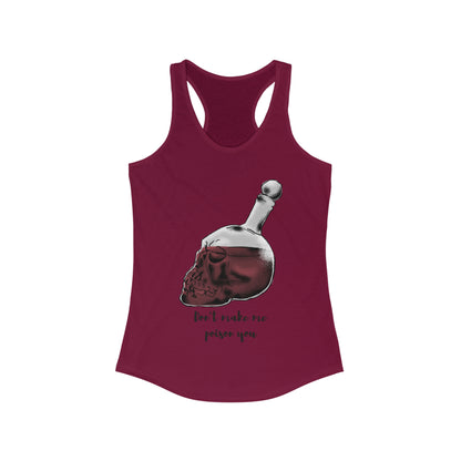 Halloween Poison Quote Tank Top