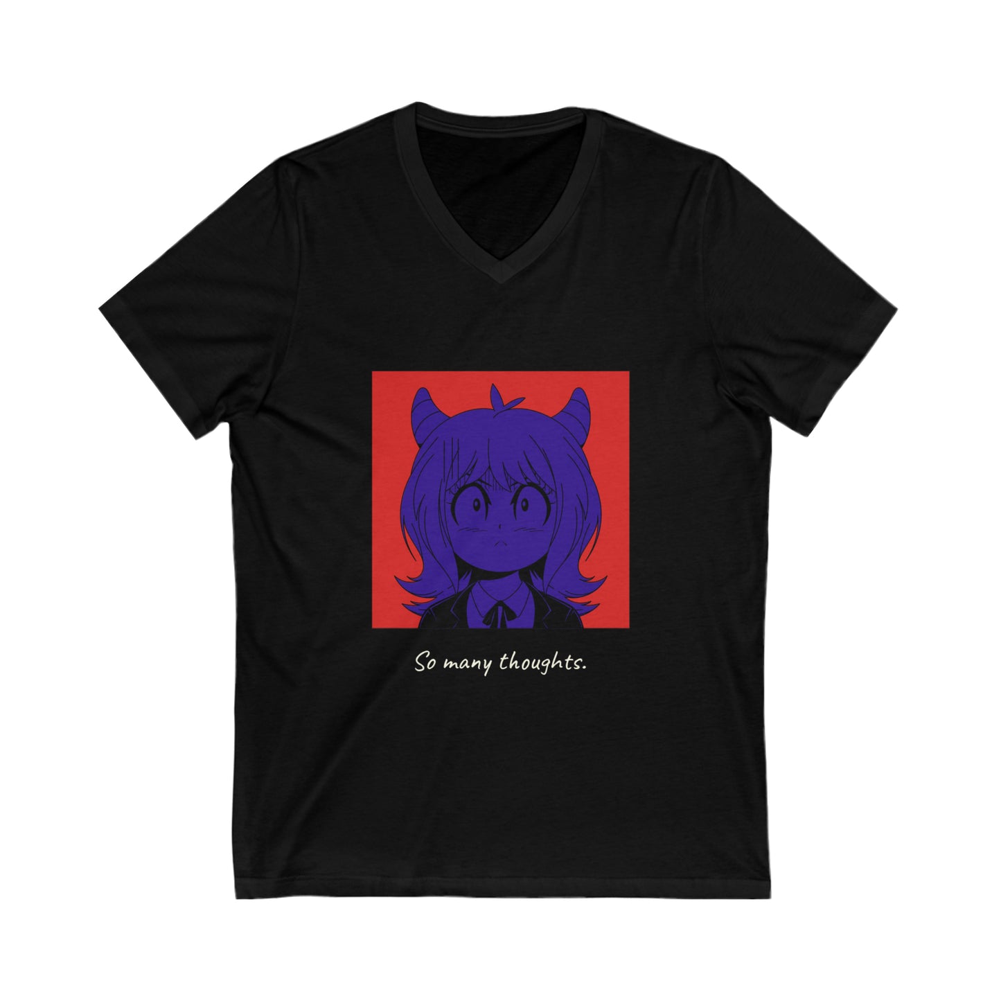 Manga So Many Thoughts V-Neck Shirt