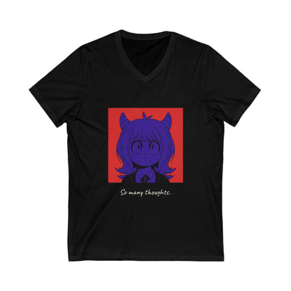 Manga So Many Thoughts V-Neck Shirt