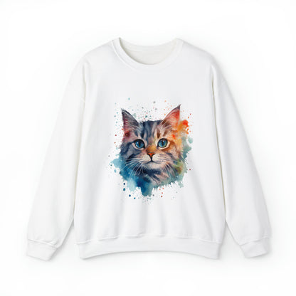 Cat Watercoloring Sweatshirt