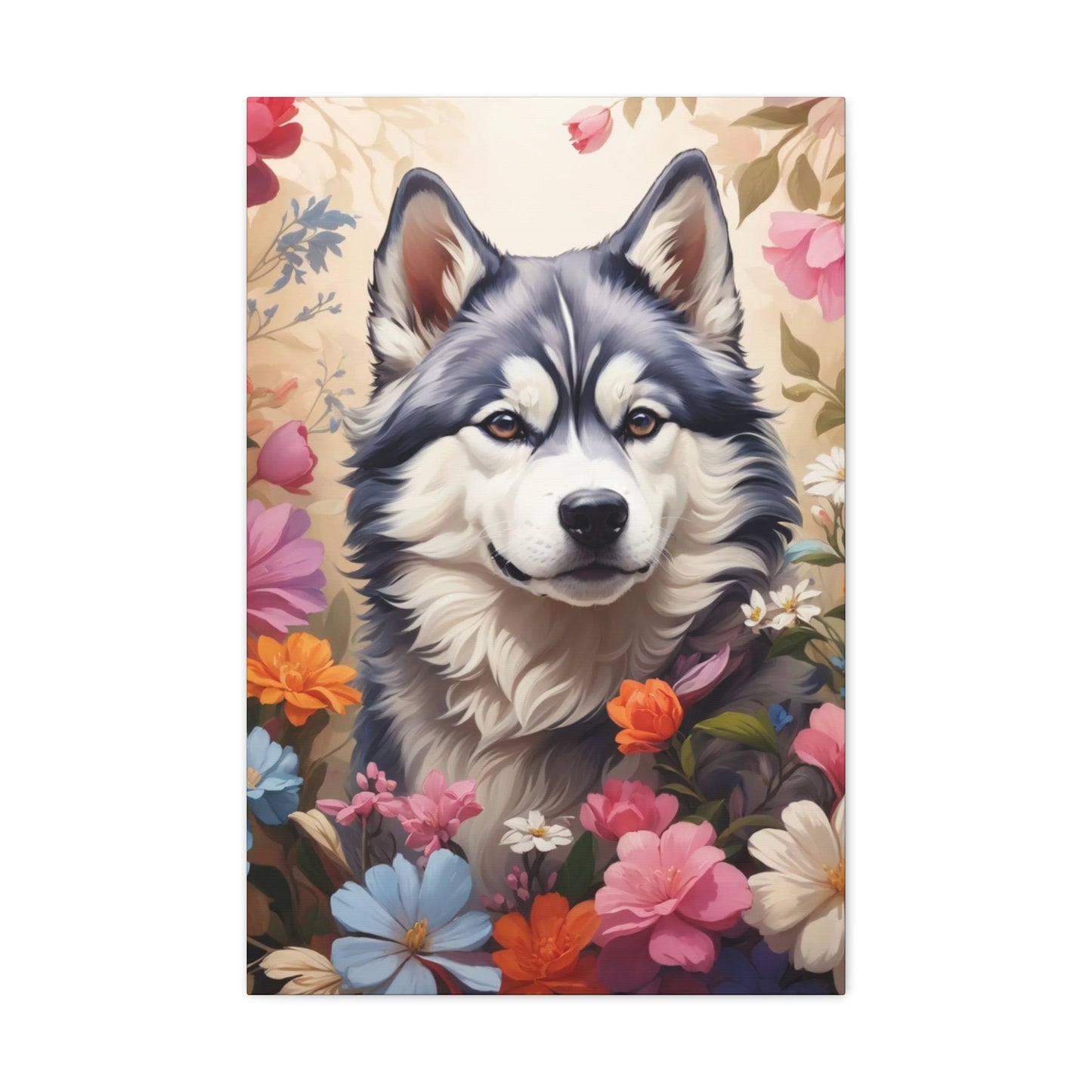 Husky Semi Realism Canvas