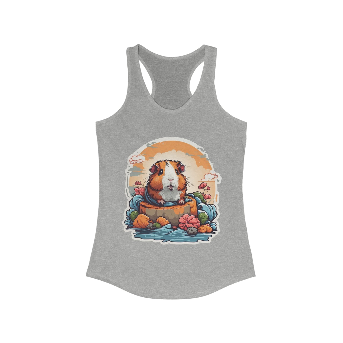 Guinea Pig Cartoon Tank Top