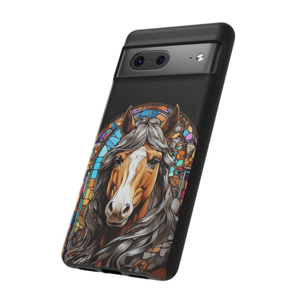 Horse Stained Glass Phone Case