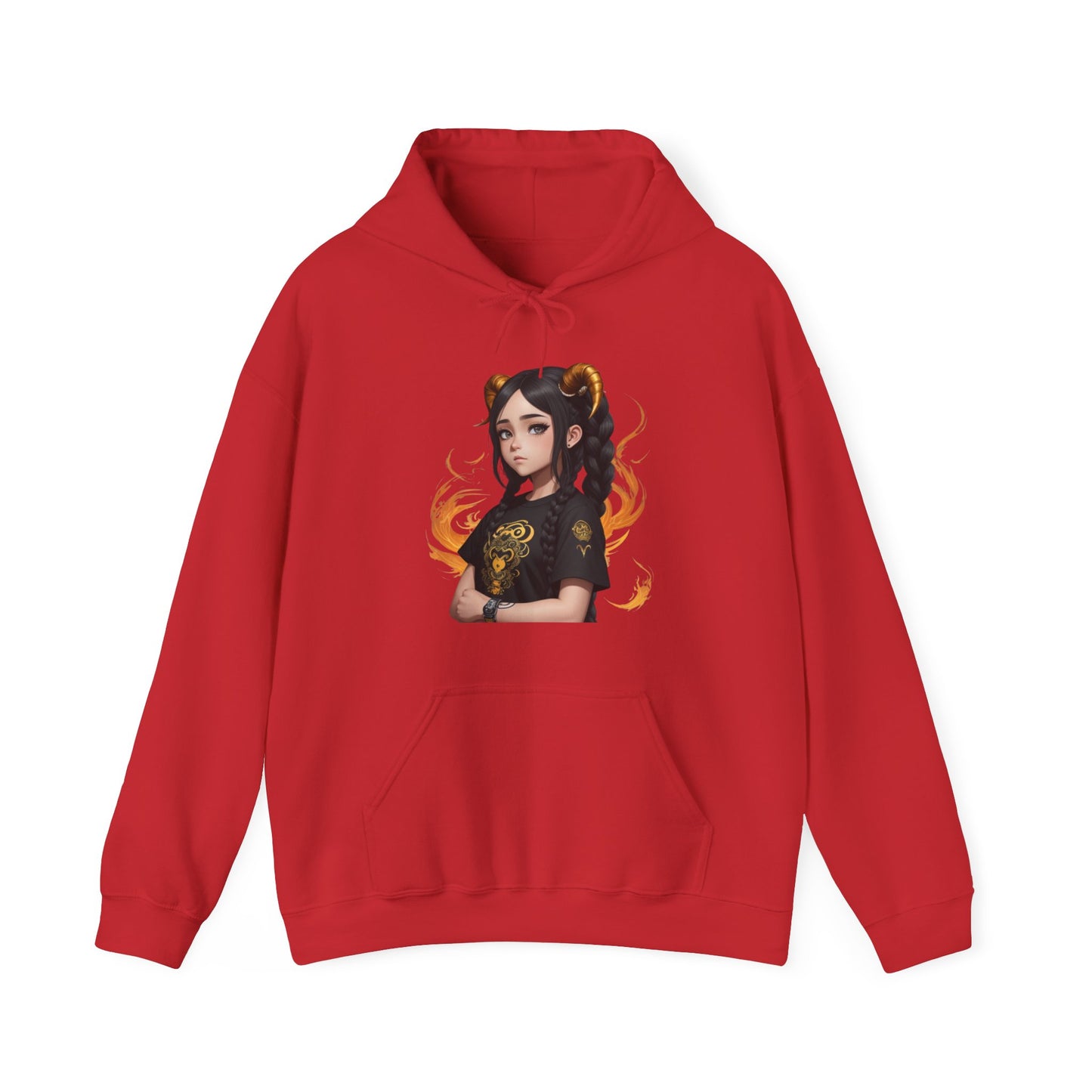 Zodiac Aries Manga Girl Hoodie