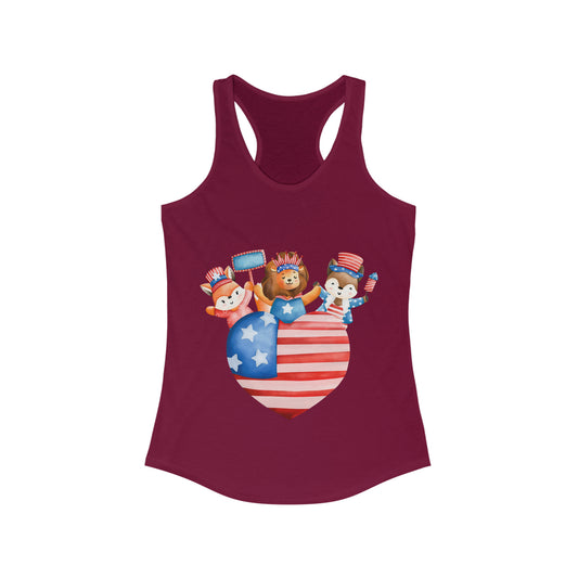 American Animal Heart Tank Top