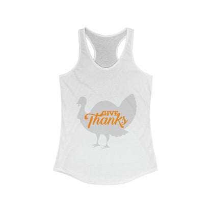 Turkey Give Thanks Tank Top