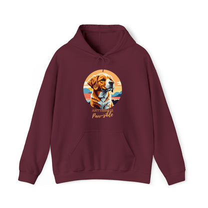 Dog Pawsible Quote Hoodie