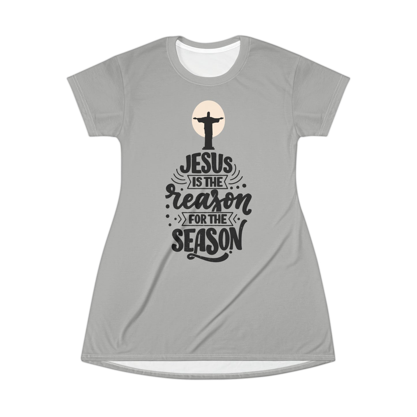 Easter Jesus Quote T-Shirt Dress