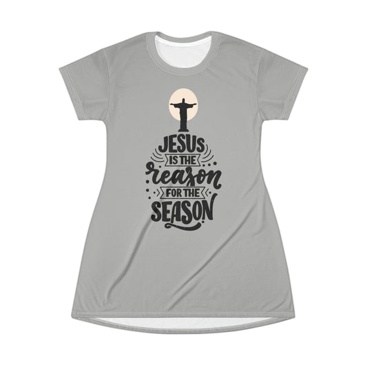 Easter Jesus Quote T-Shirt Dress