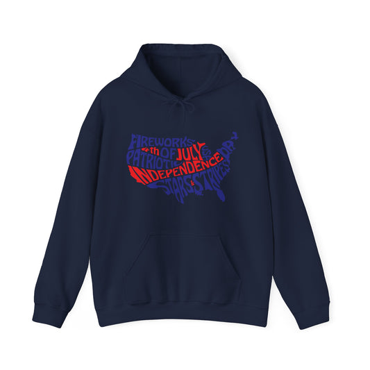 Fireworks 4th Of July Hoodie