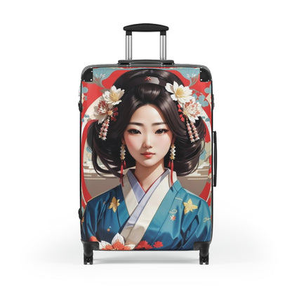 Kimono Illustration Suitcase