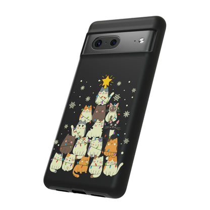 Christmas Cat Tree Phone Case