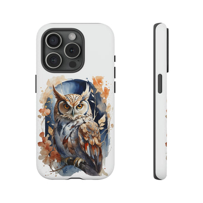 Owl Watercoloring Phone Case