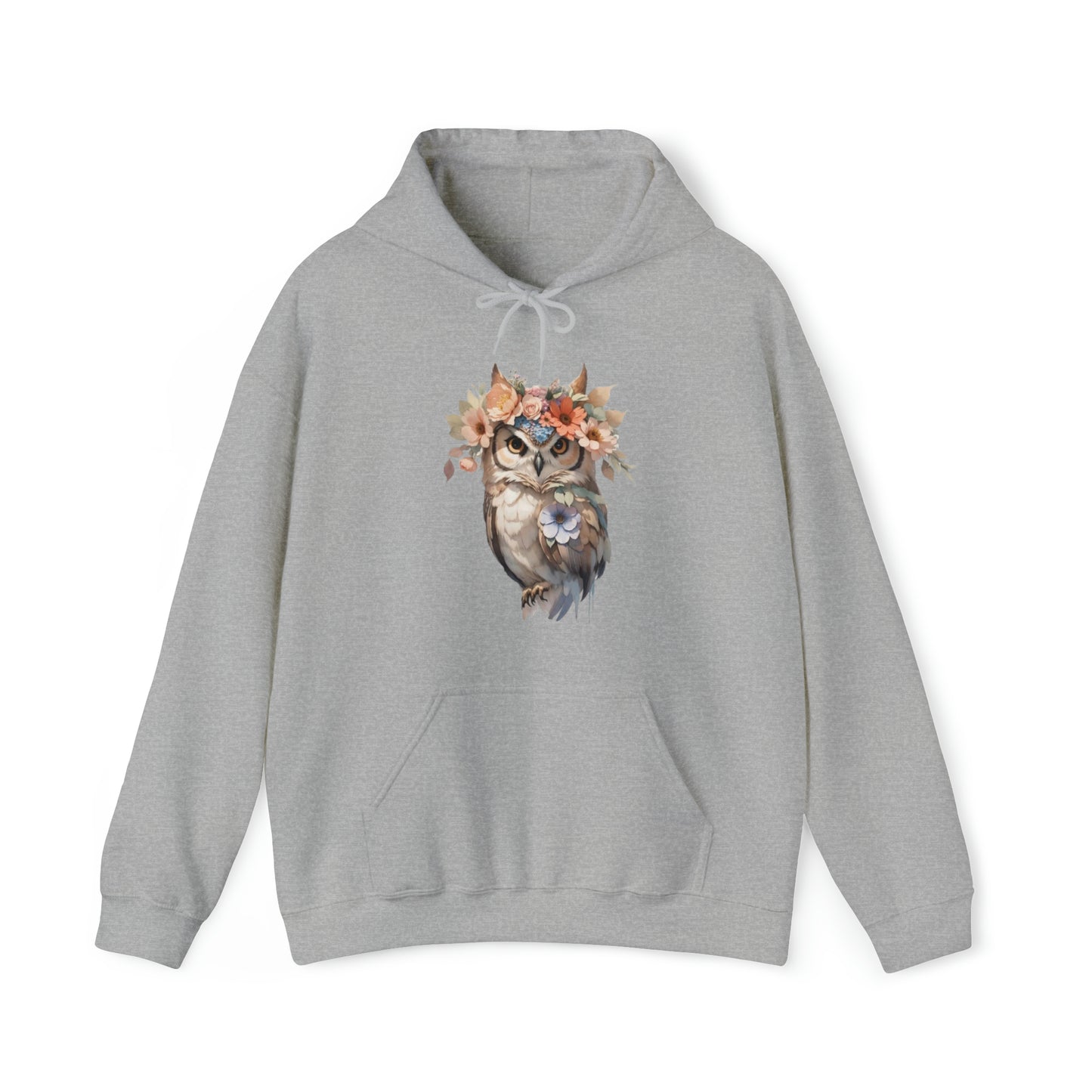 Owl Watercoloring Hoodie