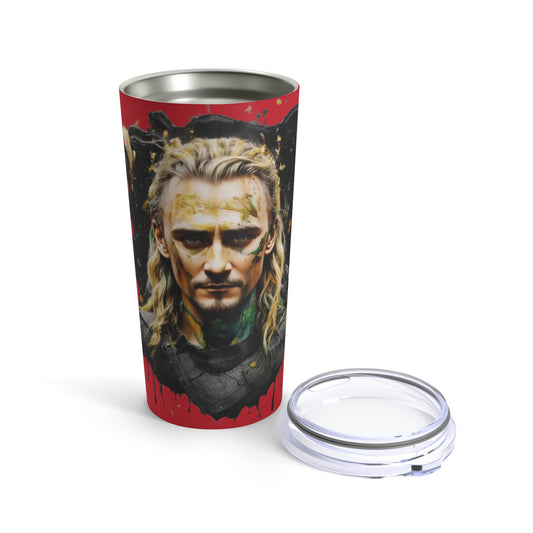 Loki Splatter Art Tumbler