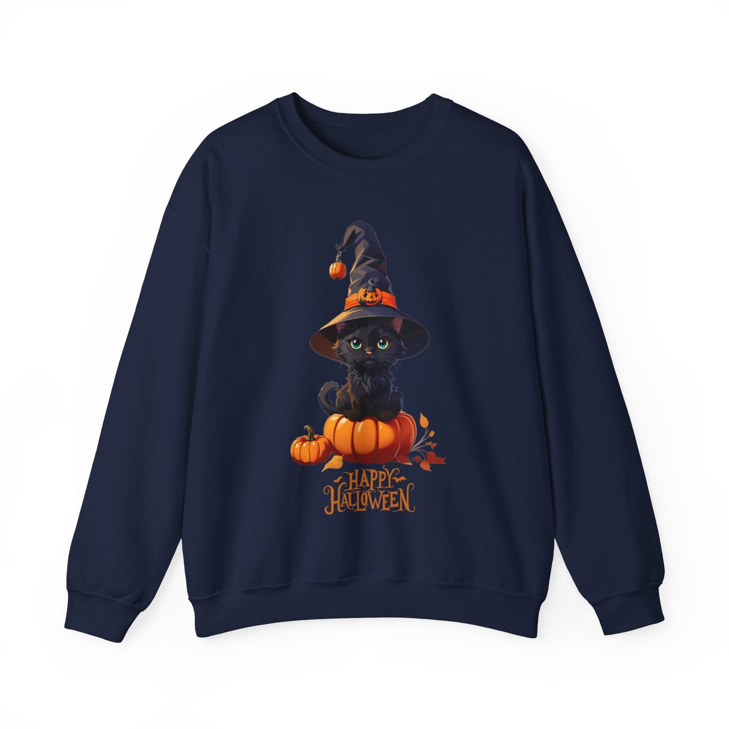 Halloween Black Cat Sweatshirt