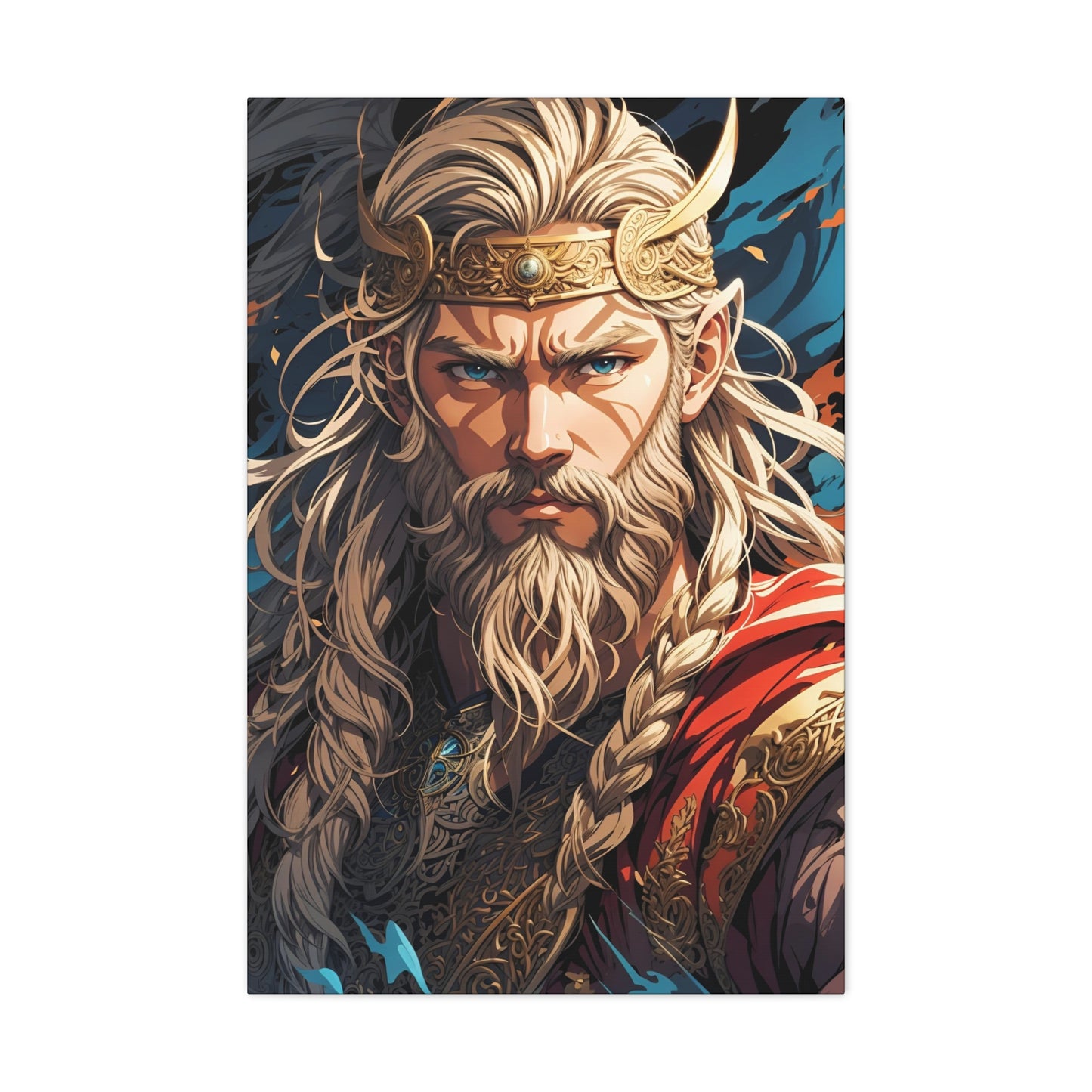 Njord Illustration Canvas