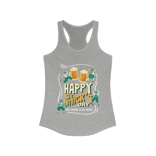 St. Patrick's Day Eat Drink & Be Irish Tank Top