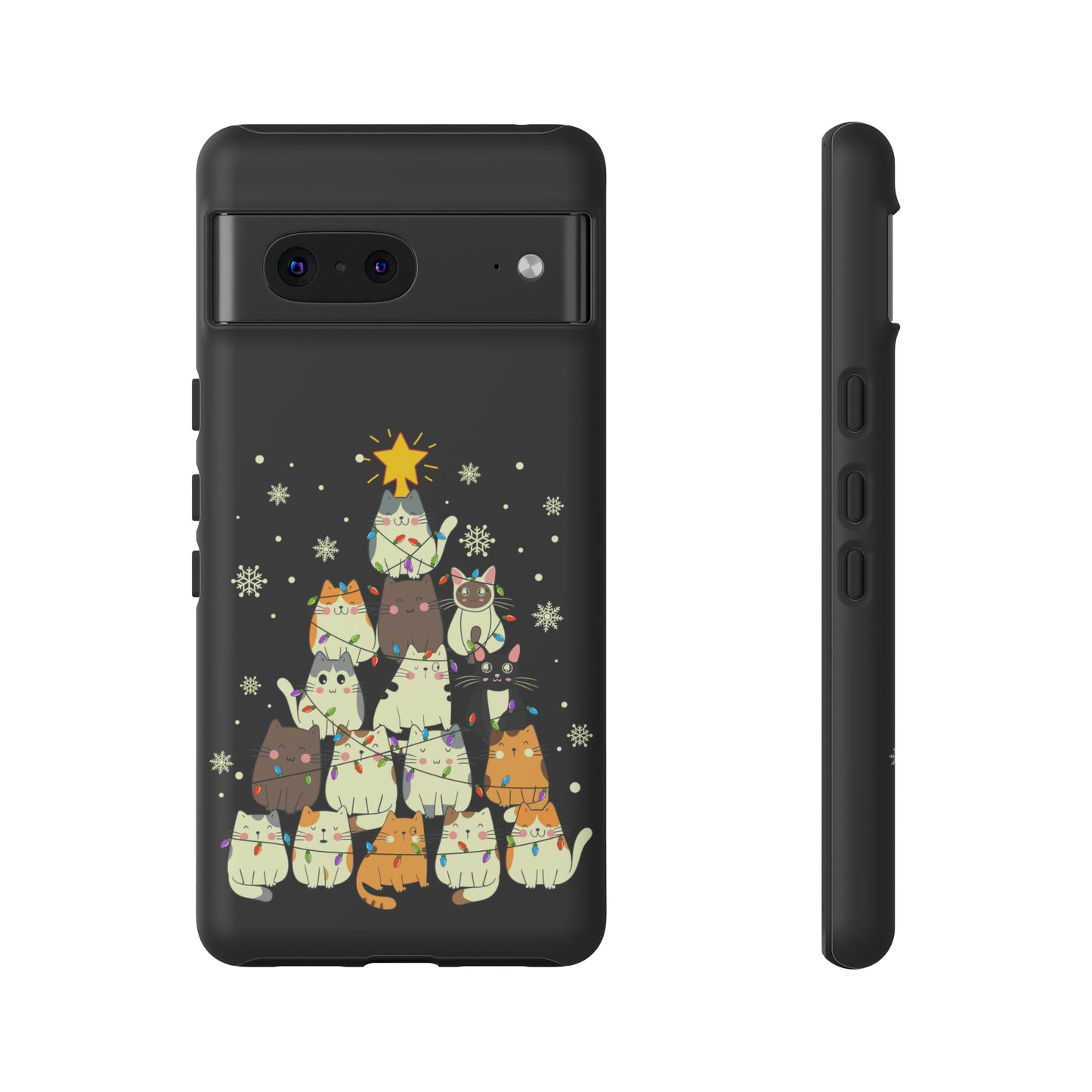 Christmas Cat Tree Phone Case