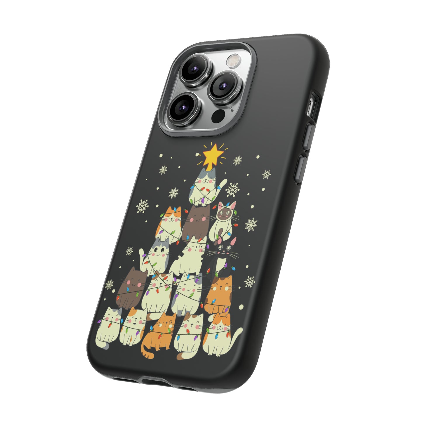 Christmas Cat Tree Phone Case