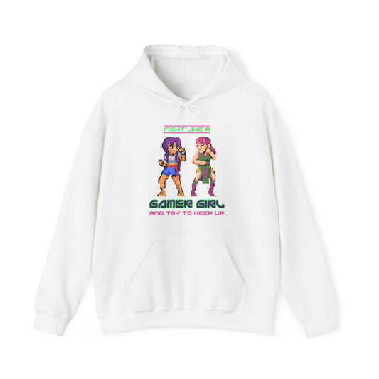 Fight Like A Gamer Girl Hoodie