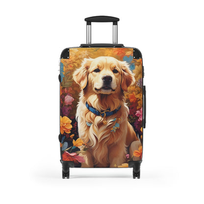 Golden Retriever Semi Realism Suitcase