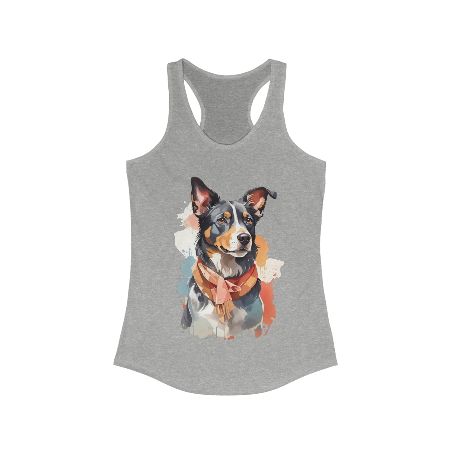 Dog Watercoloring Tank Top