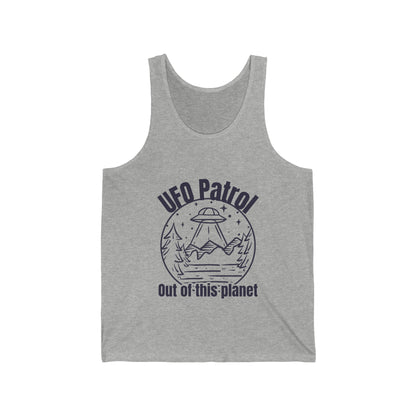 Alien UFO Patrol Tank Top