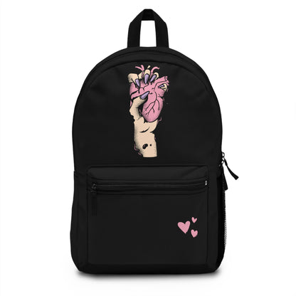 Halloween Ripped Out Heart Backpack