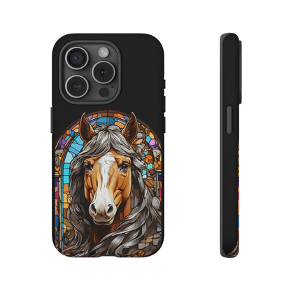 Horse Stained Glass Phone Case