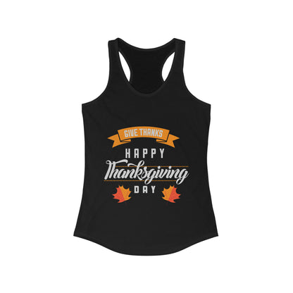 Give Thanks Happy Thanksgiving Day Tank Top