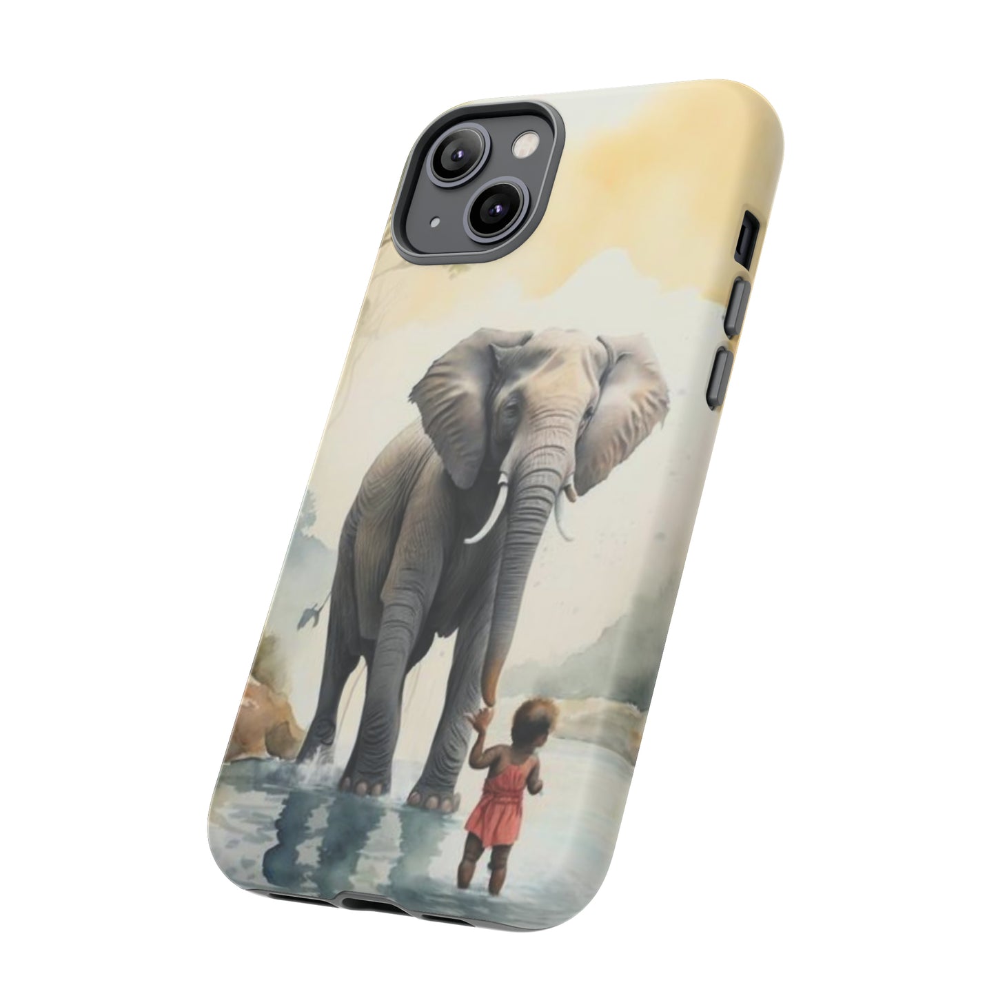 Elephant Watercoloring Phone Case