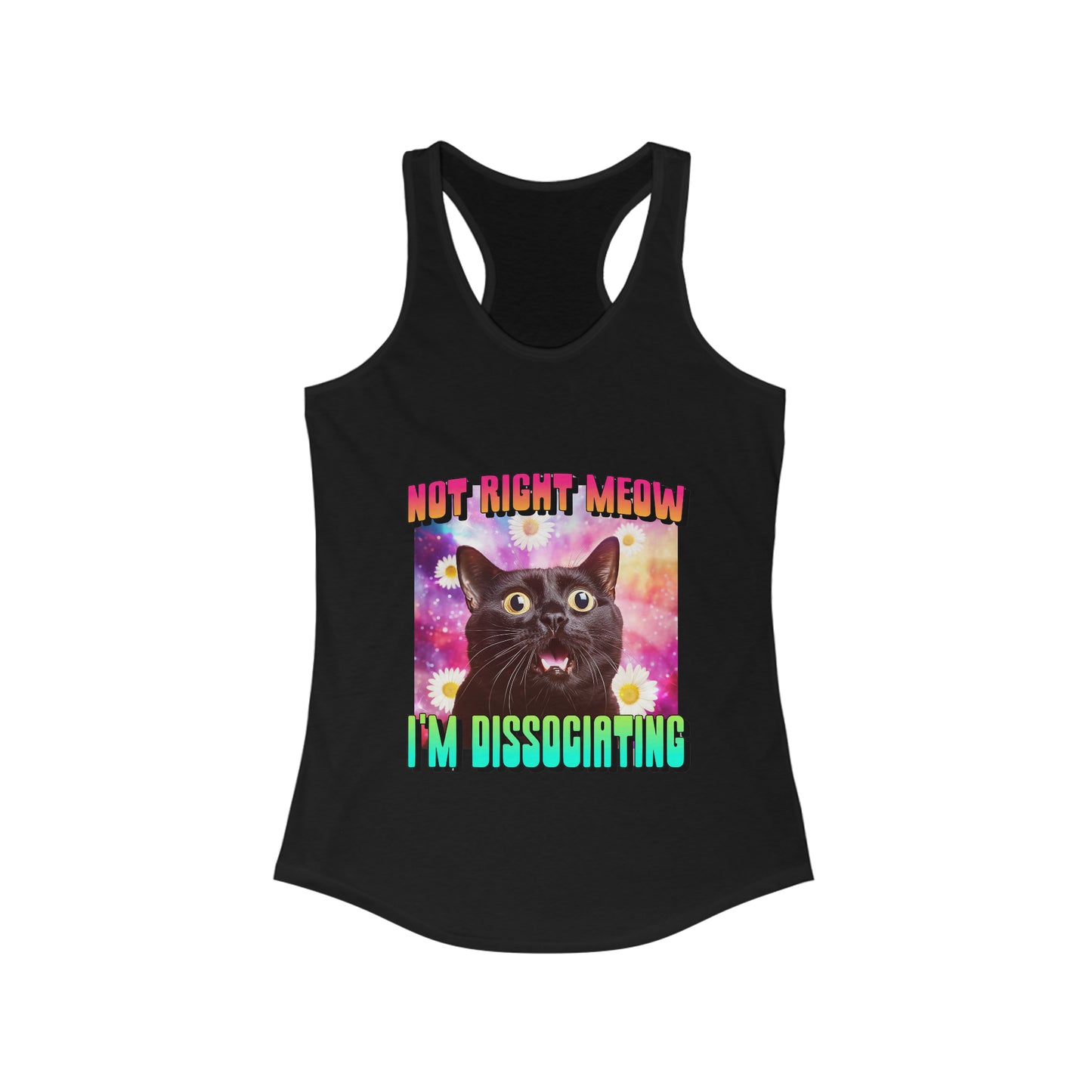 Cat Not Right Meow Tank Top